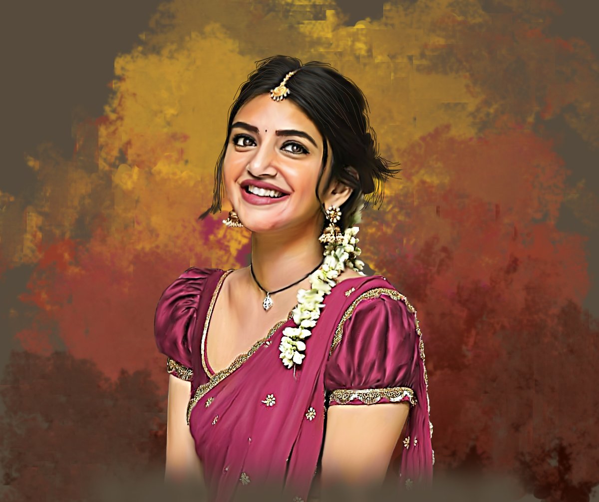 srivathsanp's tweet photo. Sreeleela Smudge Art #sreeleela #smudgepainting #smudgeart #graphicdesign #sridesigns https://t.co/NMzxQD91Wr