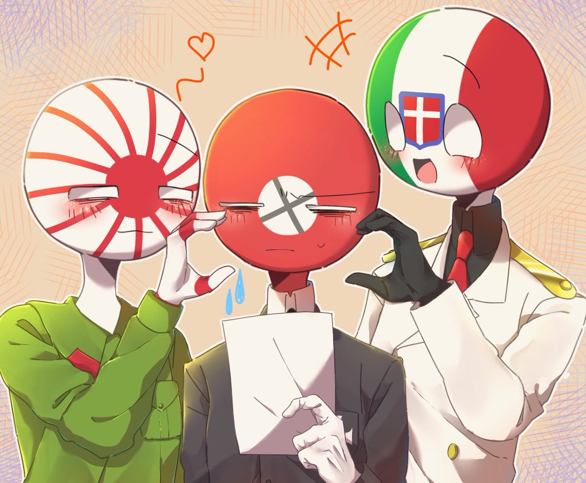 ♡⚠️ Axis powers
#CountryHumans