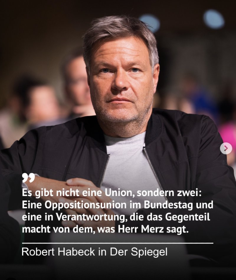 "Während Friedrich #Merz meine Förderprogramme kritisiert, rufen bei mir CDU-Ministerpräsidenten an und bitten, dass die Subventionen möglichst schnell freigegeben werden, nicht nur für Halbleiter, sondern auch für Pharmafirmen."
#NiemalsMerz #TeamRobert #Habeck4Kanzler