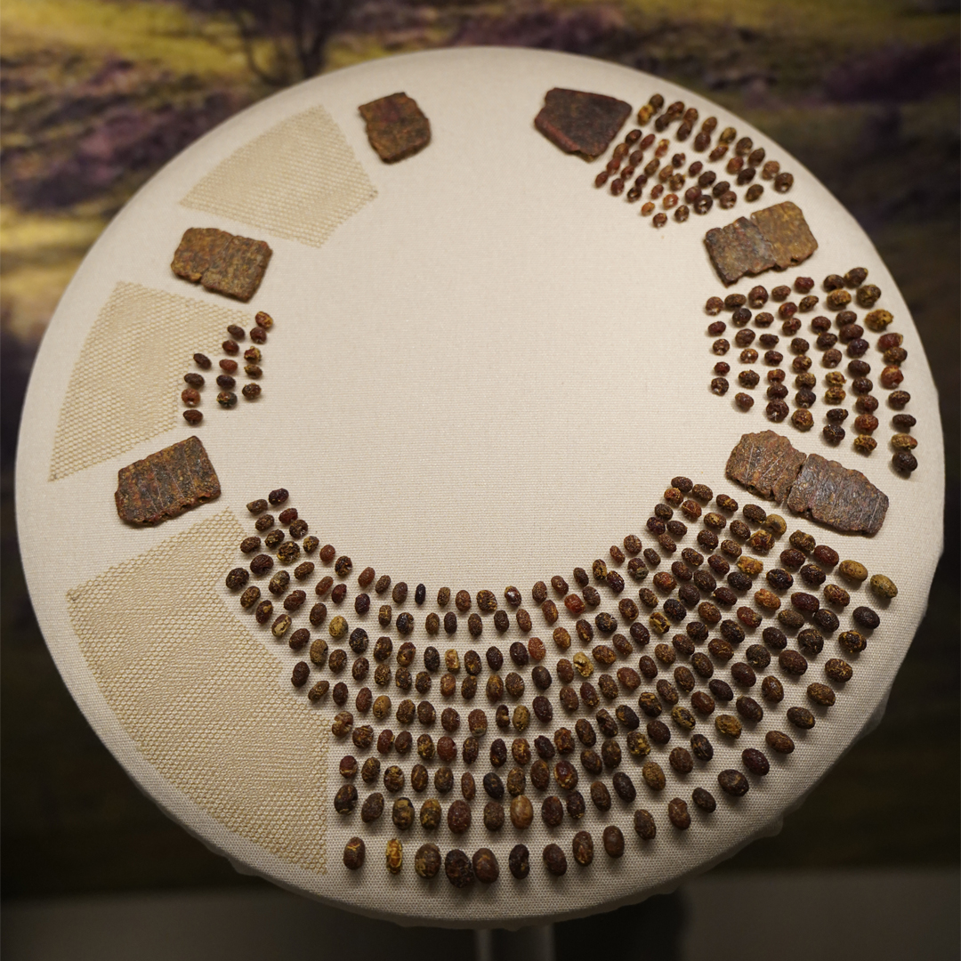 Stonehenge (@eh_stonehenge) on Twitter photo This necklace would have once featured an impressive 1000 amber beads 😍
It was likely made in Denmark or the Baltic coast, but was discovered in a burial mound 8 miles from Stonehenge. 🔎
You can see it on display at <a href="/WiltshireMuseum/">Wiltshire Museum</a> This necklace would have once featured an impressive 1000 amber beads 😍
It was likely made in Denmark or the Baltic coast, but was discovered in a burial mound 8 miles from Stonehenge. 🔎
You can see it on display at <a href="/WiltshireMuseum/">Wiltshire Museum</a>