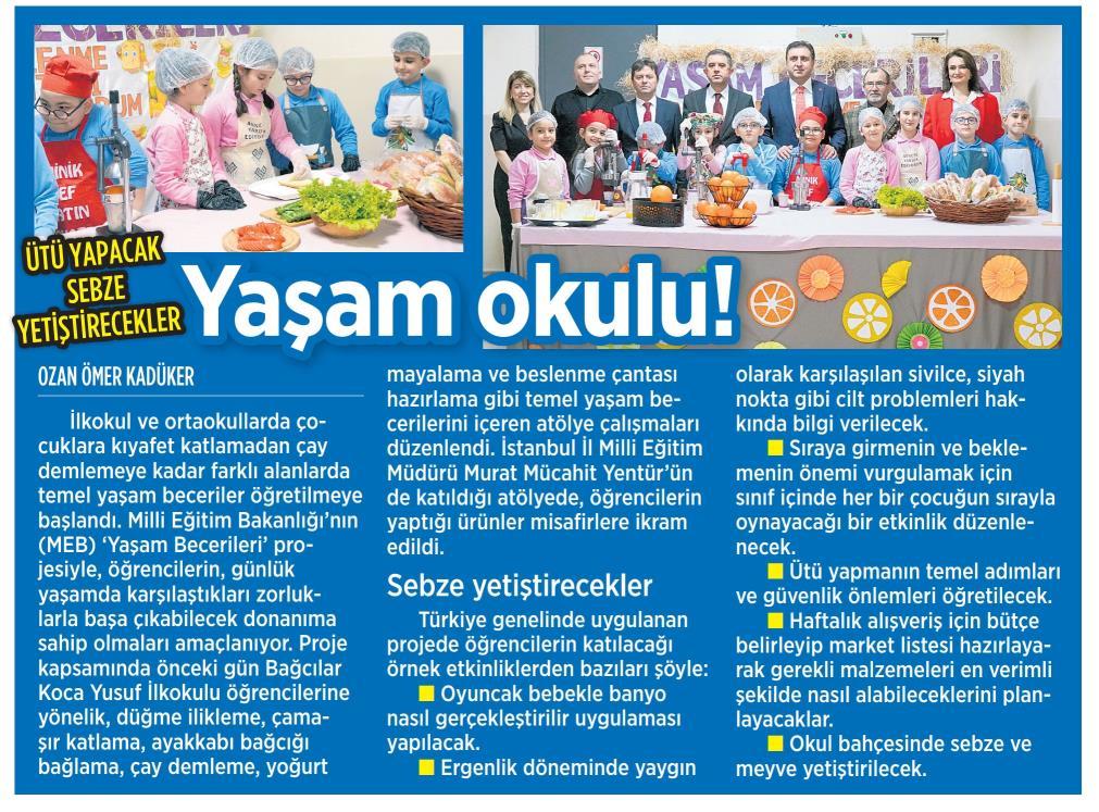 🔷️ Bakanlığımızın ‘Yaşam Becerileri’ projesi kapsamında öğrencilerimiz düğme ilikleme, çamaşır katlama, ayakkabı bağlama, çay demleme, yoğurt mayalama gibi temel becerileri öğreniyor. 

İl Millî Eğitim Müdürümüz Murat Mücahit Yentür’ün de katıldığı atölyede, öğrencilerimizin