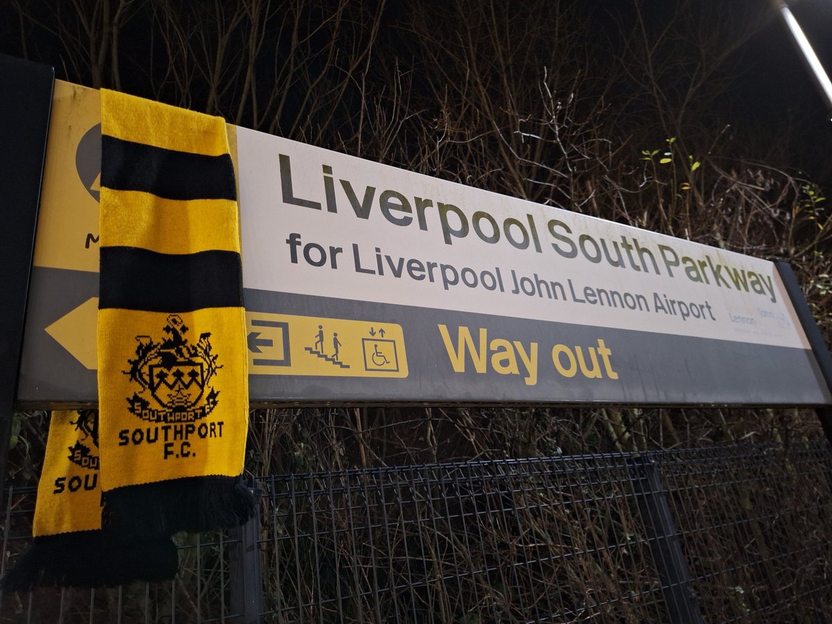 Let's get this journey started - Southend here we come! (Eventually) <a href="/southport_fc/">Southport Football Club</a>