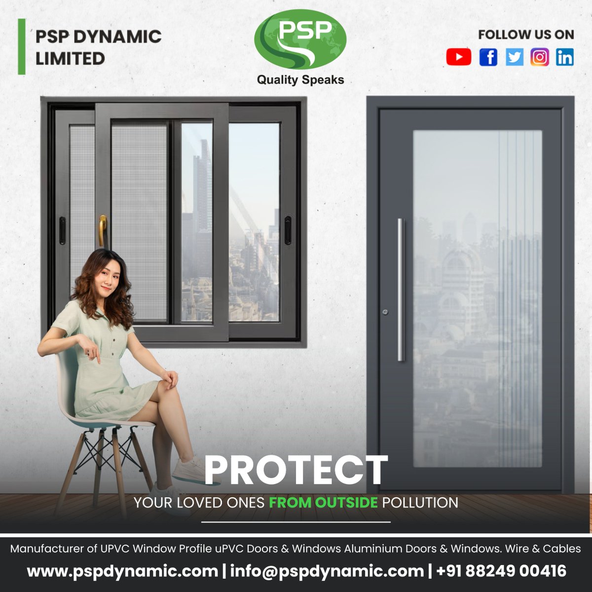 DynamicPsp's tweet image. PSP Dynamic Limited
Visit Us:- pspdynamic.com
Mail:-info@pspdynamic.com
#PSPDynamicLimited #UPVCWindows #UPVCDoors #AluminiumDoors #WindowProfiles #EnergyEfficient #HighQualityWindows #WindowManufacturers #DurableDoors #WiresAndCables #ConstructionMaterials