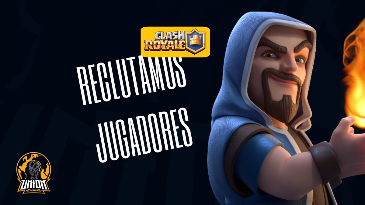 #ClashRoyale

📱👑 | Buscamos talentos para nuestro roster en Clash Royale.
Si estás interesado escríbenos.