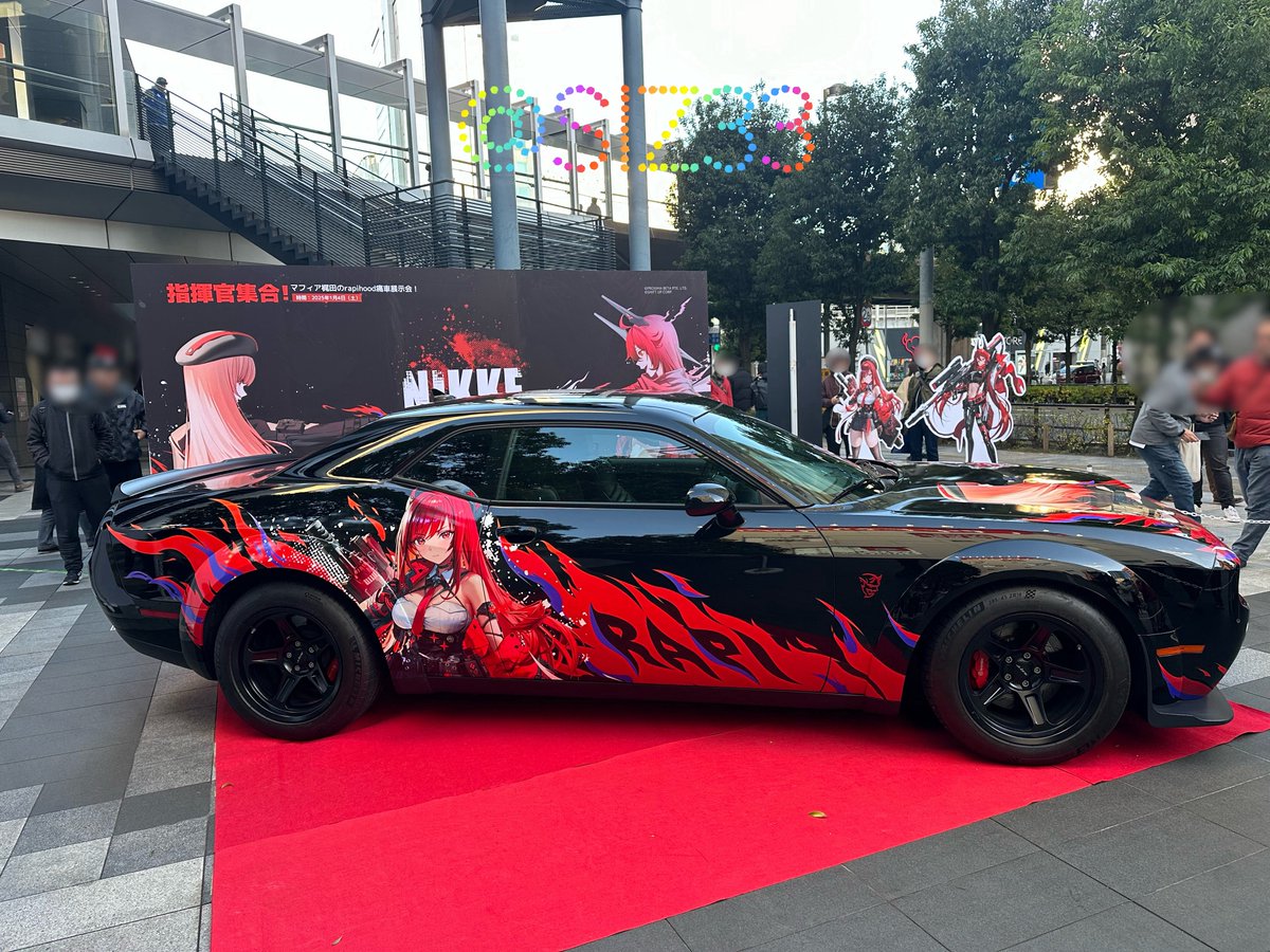 秋葉原UDX横に見に来た かっこいい！！！ #NIKKE #ニケ #メガニケ