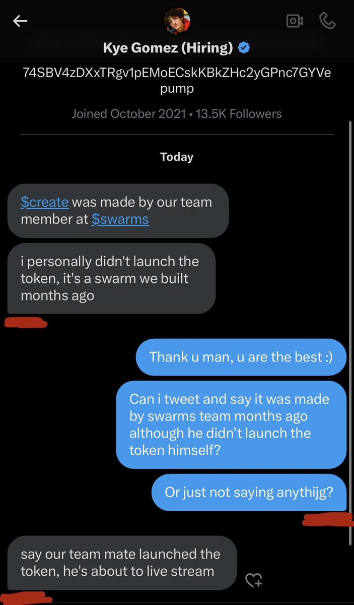 Defi_Aurelius's tweet photo. $create @createnowxyz 

A creation engine built on @swarms_corp I believe in the Swarms project and future ecosystem of it so i will be investing in this too , but dyor pls. Got in at $6mil. And I think $100mil is coded this month 

92crE7qiX5T7VtiXhCeagfo1E81UtyguiXM7qCi7pump https://t.co/0n2kag0BIr
