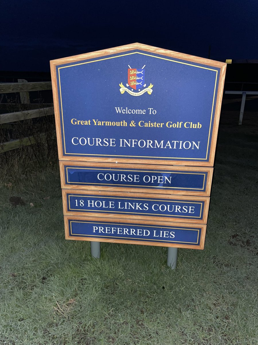 GY & Caister Golf Club ⛳️ tweet media