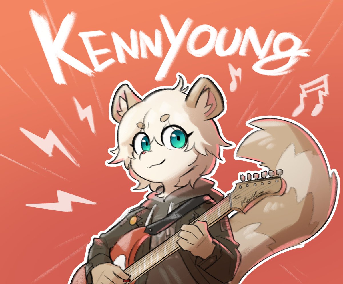 MantaDreams's tweet photo. Warmup drawing for @kennyoungx 🎸

He's an amazing musician that makes awesome original songs as well as punk rock covers! https://t.co/8sAnL2NbGq