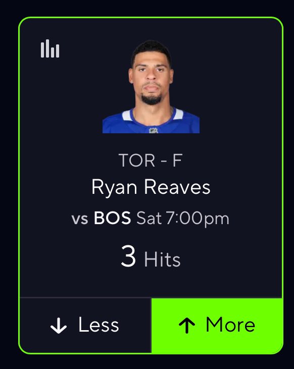 realphp_'s tweet image. 🏒NHL Prop🏒
☘️Ryan Reaves O 3 Hits☘️
BOS ranked 6th most in hits allowed to forwards 
Over or Pushed in 8/L10 Avg. 3.8
Over or Pushed in 7/L10 @ Home Avg. 3.4
Over or Pushed in 10/L10 H2H vs BOS
including this season (4,3) Avg. 4.9
#NHL #GamblingX