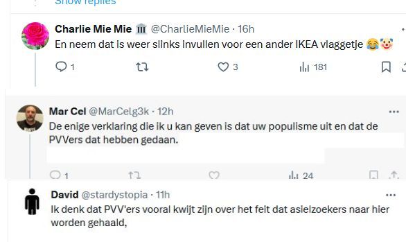Per 04-01, 08:35 uur, weer 20 nieuwe accounts op de NATIONALE BLOKKEER TOP100+ docs.google.com/spreadsheets/d…

Gelukkig had ik gister een tweet met veel views dus hoefde ik geen trollen te zoeken, maar kwamen de trollen naar mij toe.

Begrijpelijk Nederlands blijft ook een dingetje, hè?