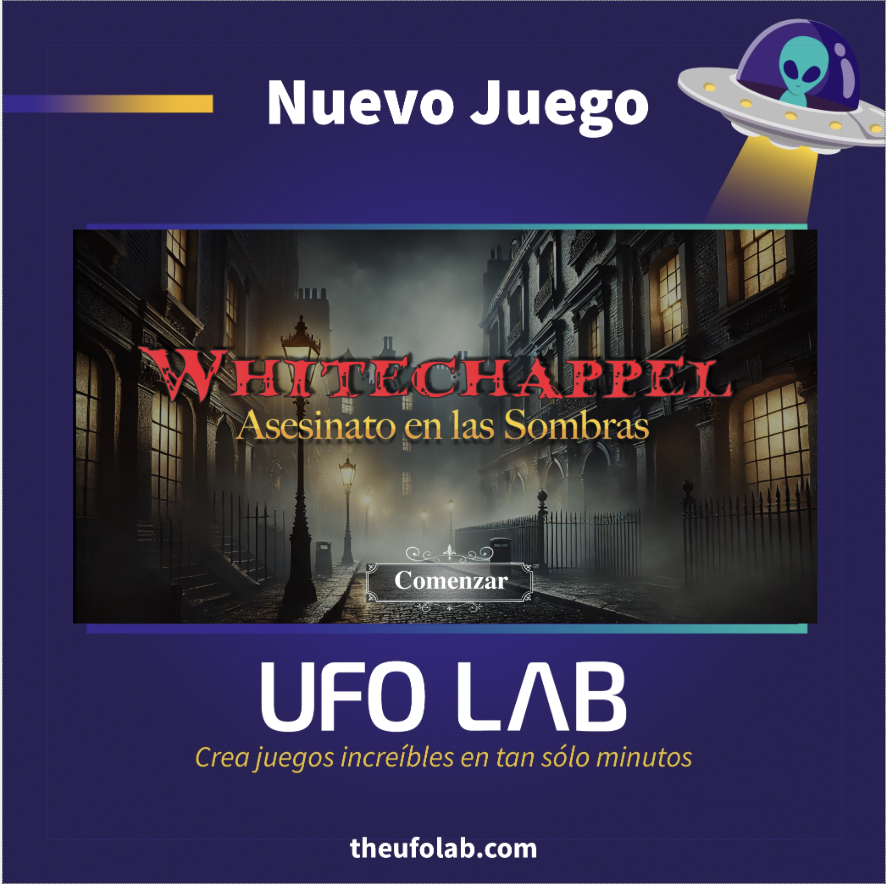🔍 ¡NUEVO JUEGO! 🔎

𝗪𝗵𝗶𝘁𝗲𝗰𝗵𝗮𝗽𝗽𝗲𝗹: 𝗔𝘀𝗲𝘀𝗶𝗻𝗮𝘁𝗼 𝗲𝗻 𝗹𝗮𝘀 𝗦𝗼𝗺𝗯𝗿𝗮𝘀

2 de la madrugada en una oscura pensión de Whitechapel. Jeffries, un novato y escuchimizado policía te recibe con un candelabro en la mano

👉 Juega GRATIS en theufolab.com
