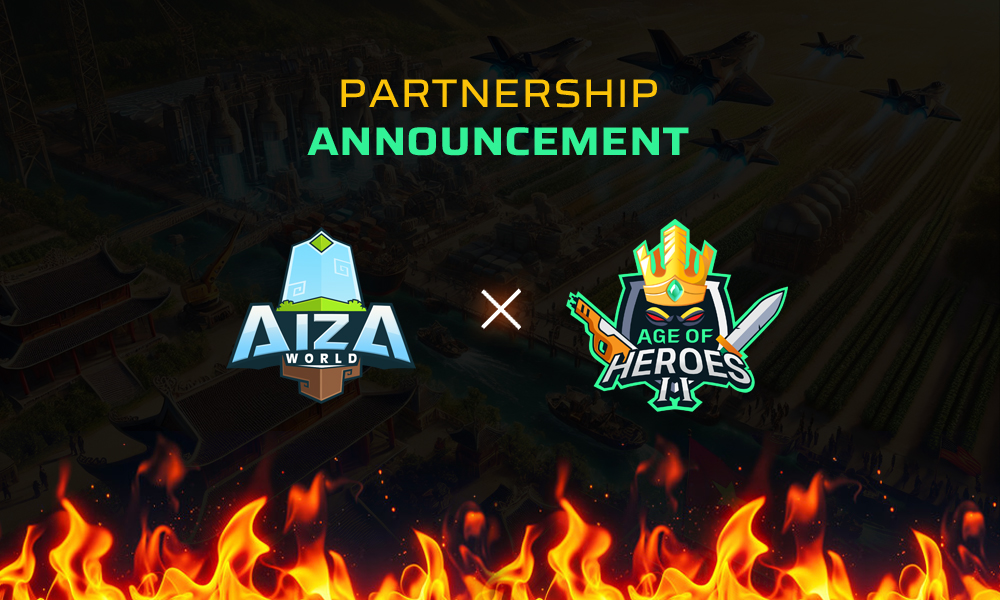 📷PARTNERSHIP ANNOUNCEMENT | Aiza World X Age of Heroes 2
📷AizaWorld is excited to announce a strategic partnership with Z Game Studio to develop and launch the game series "Age of Heroes."
Stay tuned for the official launch of Age of Heroes coming soon!
#ageofheroes2 #gamefi