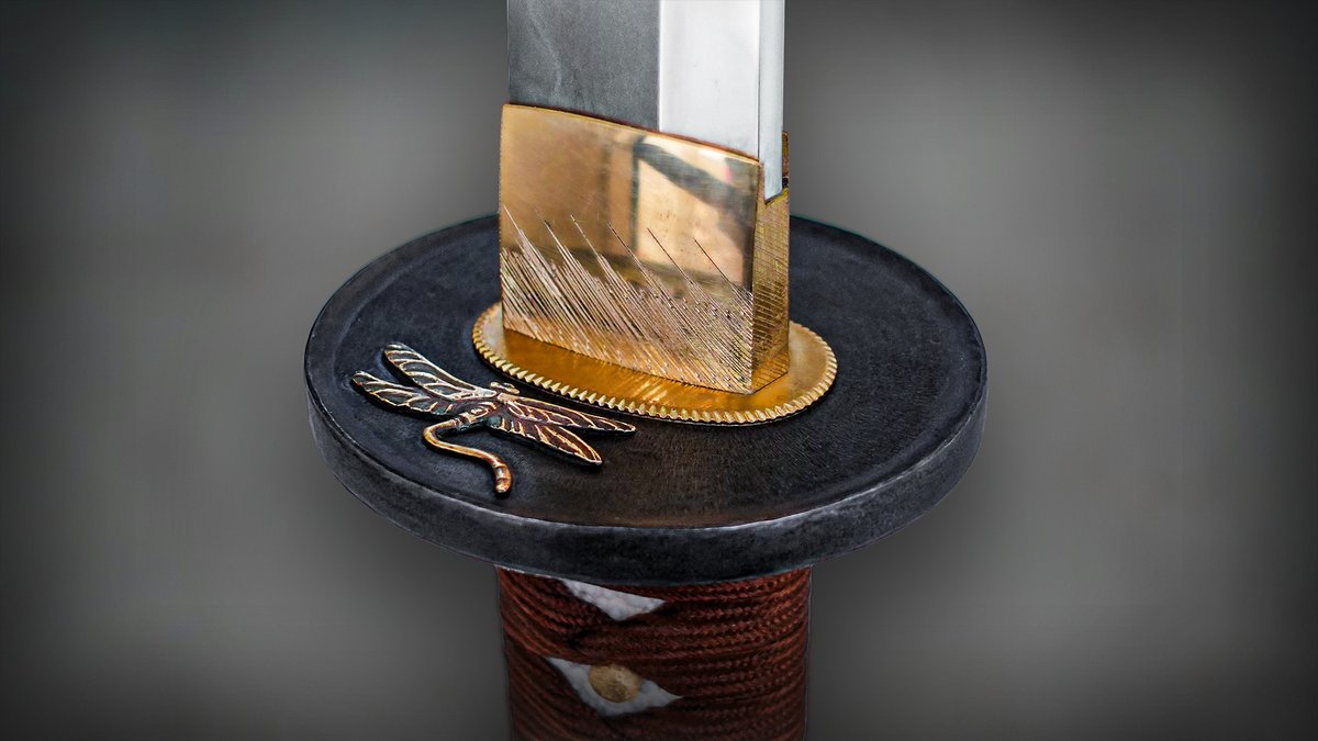 Just finished making this custom dragonfly tsuba for my katana!  It was a long process, but totally worth it. Tried traditional techniques, inlaying, and even rust bluing for the first time.

Check out the full build video here: youtu.be/Fq4zyGqhUcY

Thank you! 🔥🍻