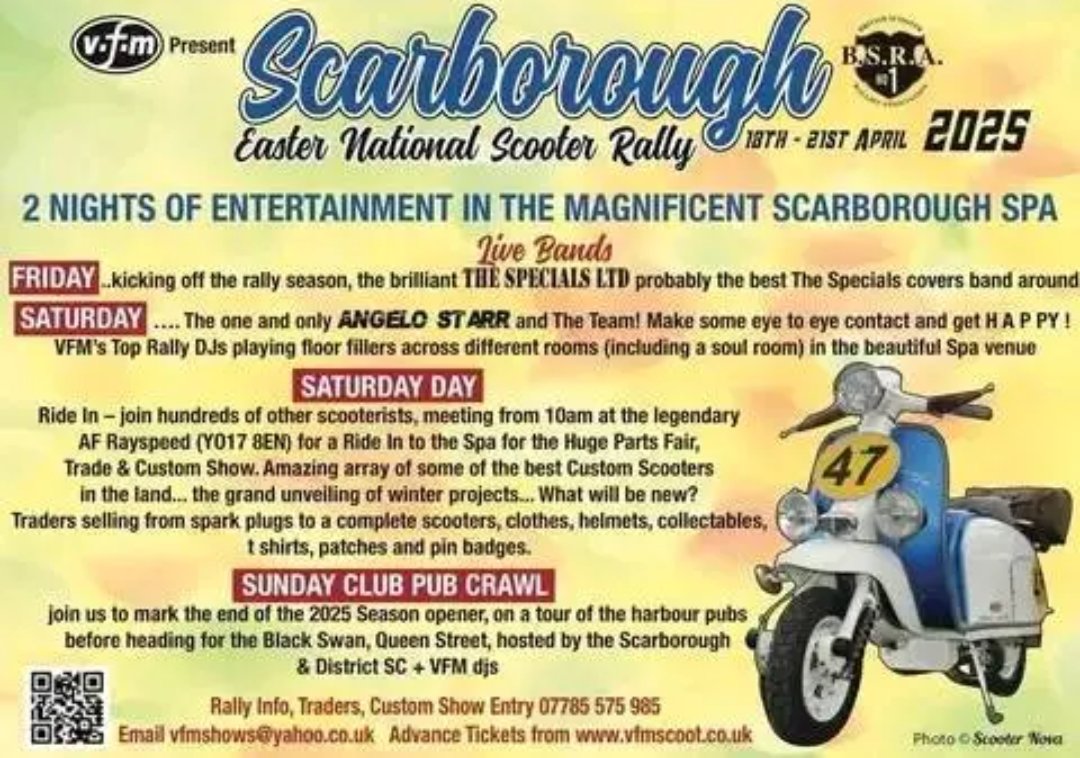 Loz_Le93's tweet photo. Feels a long way off spring right now but it soon flies by. Blue skies today in Scarborough but still very cold.
2025 year ahead on the Yorkshire Coast.
#racing #music #scooters #events
#punk #festival #staxtonbury
#nothernsoul #weekend https://t.co/uDTQ02zSEC