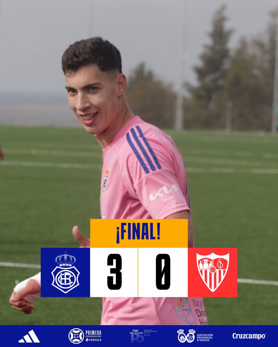 ⏱90’. Final del partido en el Miguel Ángel del Toro Azcona.

💙🤍 #RecreSevillaC 3-0 🔴⚪️