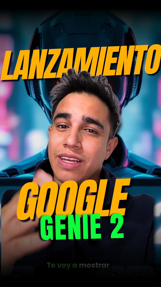 hjuandavid15's tweet image. Google anuncia Genie 2 🔥

Hablamos sobre el anuncio de Google de Genie 2, su modelo de generación 3D que escala a un nuevo nivel. 

#GoogleGenie2 #3DEnvironmentGeneration #EmbodiedAgents #AITraining #google