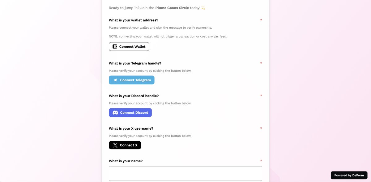 HEADBOY 🦇🔊 (@ndidi_gram) on Twitter photo Quickly!!
Fill Plume Goons Circle Application Form
<a href="/plumenetwork/">Plume - RWAfi Chain</a> Launched The First-Ever Content Creation Program That Allows You To Support Plume, Display Your Creativity & Earn rewards
Remember $EIGEN Rewarded Creators, Similar Play Might Occur With $PLUME
Visit:
🔗 Quickly!!
Fill Plume Goons Circle Application Form
<a href="/plumenetwork/">Plume - RWAfi Chain</a> Launched The First-Ever Content Creation Program That Allows You To Support Plume, Display Your Creativity & Earn rewards
Remember $EIGEN Rewarded Creators, Similar Play Might Occur With $PLUME
Visit:
🔗