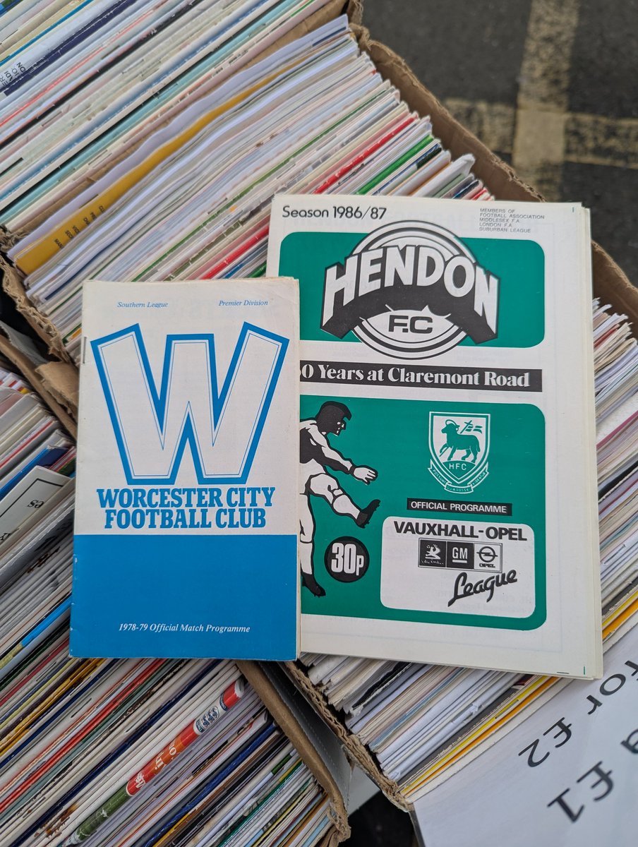 FisherFC Club Shop (@fisherfcshop) on Twitter photo PROGRAMME BOX FIND! As it turns out Mini-Matchday Programmes are nothing new.... We've found this from <a href="/WorcesterCityFc/">Worcester City FC</a> from the 1978/79 Season. Surely a collectors piece, shout if you'd like it (shown next to a standard size <a href="/HendonFC/">Hendon Football Club</a> prog to illustrate the difference) PROGRAMME BOX FIND! As it turns out Mini-Matchday Programmes are nothing new.... We've found this from <a href="/WorcesterCityFc/">Worcester City FC</a> from the 1978/79 Season. Surely a collectors piece, shout if you'd like it (shown next to a standard size <a href="/HendonFC/">Hendon Football Club</a> prog to illustrate the difference)