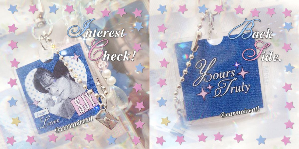 carmoireatl's tweet image. RT and like are very appreciated 🤍

It's interest check time!! This is our very first product— a keychain with your beloved person on it. We avail for Boynextdoor, Riize, Aespa, Ive, Enhypen, and … customized order! Drop your @ if you're interested!

[#zonajajan #zonauang]