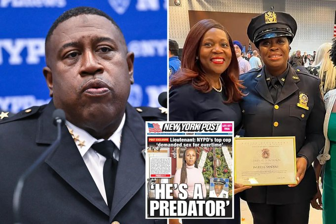 🚨Ex-NYPD driver, Ingrid Sanders, has been cooperating in a federal probe into alleged sex-for-overtime schemes involving ex-Chief Jeffery Maddrey.

The estimated amount earned by Sanders was nearly $163,414 last year.