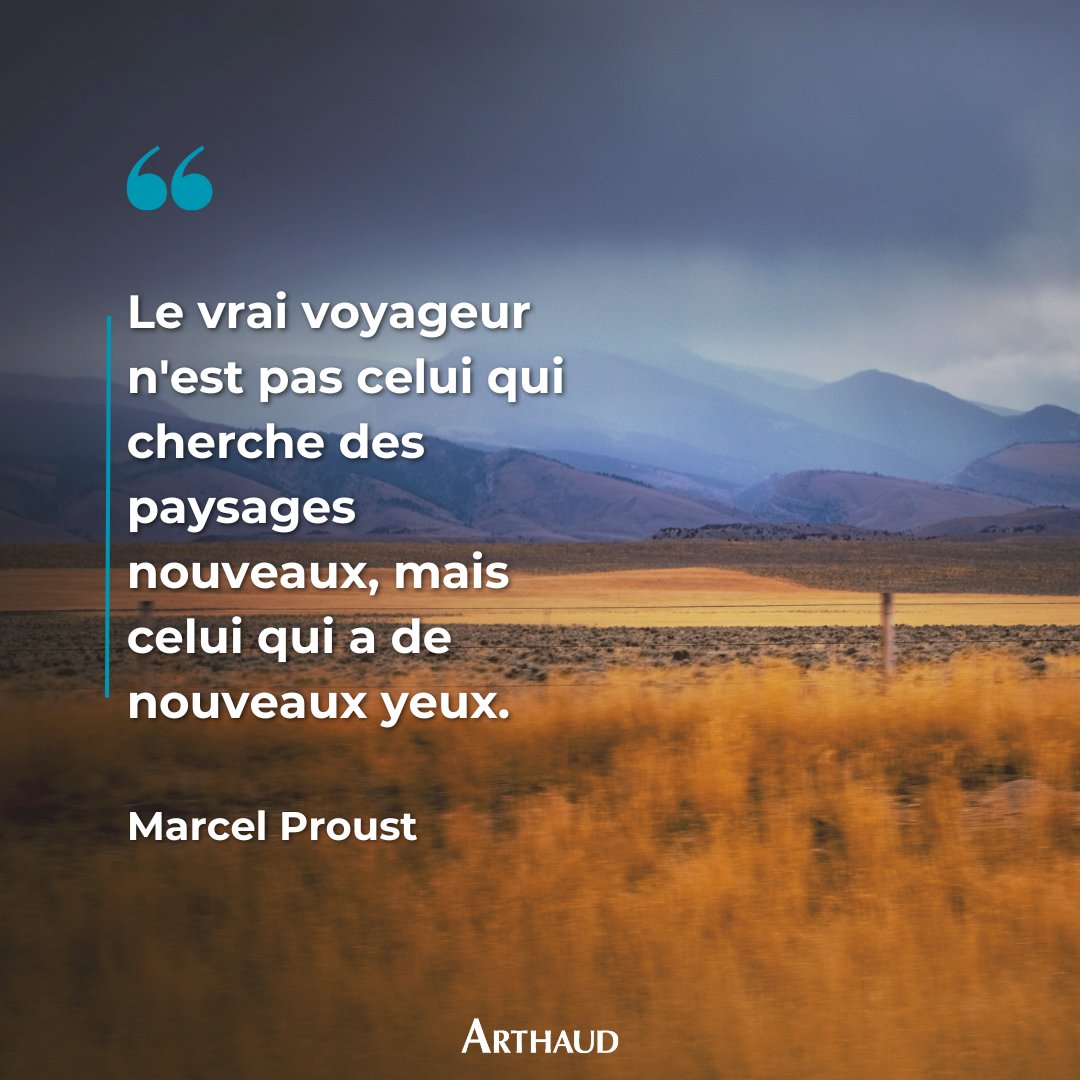 Quelle destination aimeriez-vous redécouvrir avec un regard neuf ? 🤩

#citation #marcelproust #voyage
