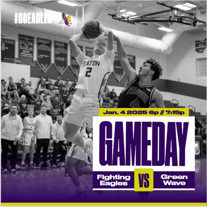 Our Eagles head north up 127 to take on the Green Wave. First game starts at 6p.