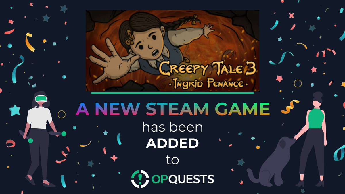 opquests's tweet photo. We just added Creepy Tale 3: Ingrid Penance on https://t.co/M4pqe2YQPw💚

✅Make sure to #claim it for free before it runs out!

✅Follow us to receive #updates on when we add the next batch of #free #Steam #games!

🎁 https://t.co/M4pqe2YQPw 🎁

 #giveaway #giveaways #freebies #QUEST #raffle