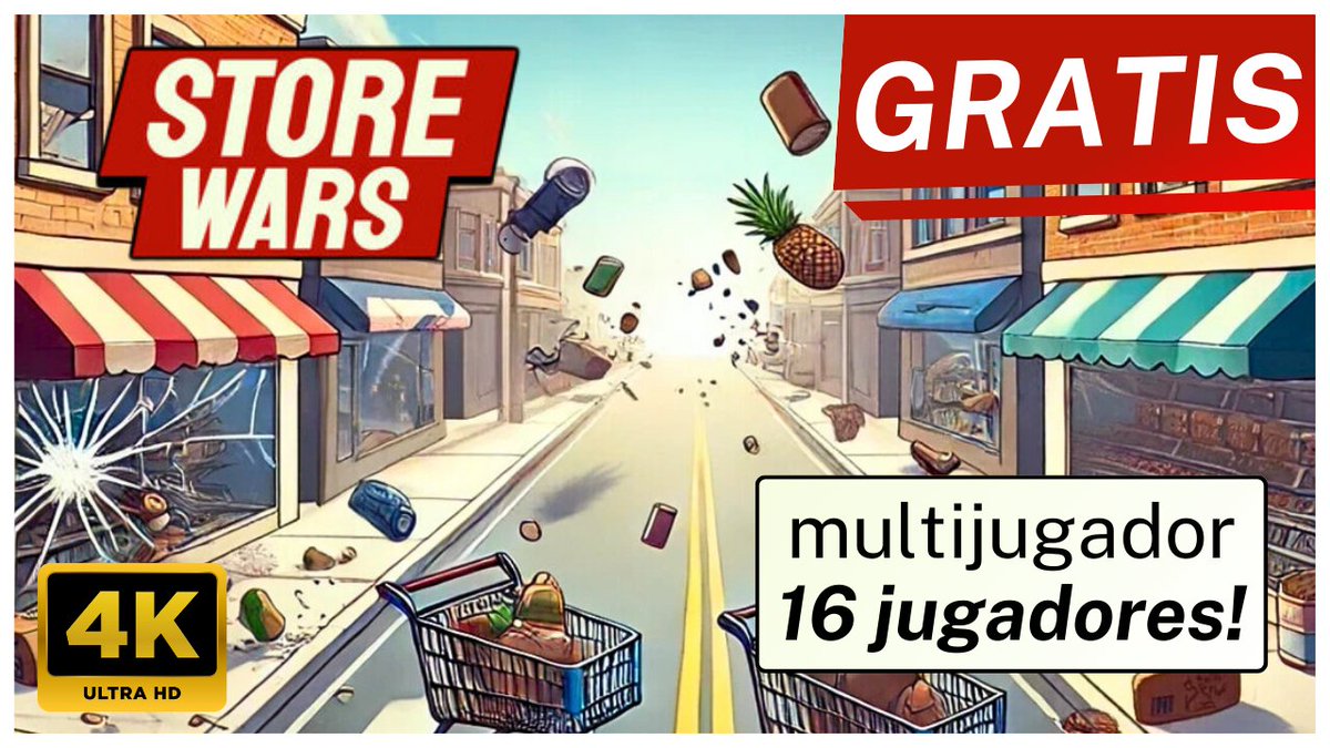 PNKFacil's tweet photo. UNO DE LOS SIMULADORES MÁS LOCOS Y DIVERTIDOS DEL AÑO 🤪
Store Wars Simulator es un simulador multijugador de hasta 16 jugadores. Disfruta de una entretenida experiencia competitiva y de ritmo rápido. ¡Pruébalo gratis! #StoreWars #StoreWarsShopSimulator
Video 4K 👇
