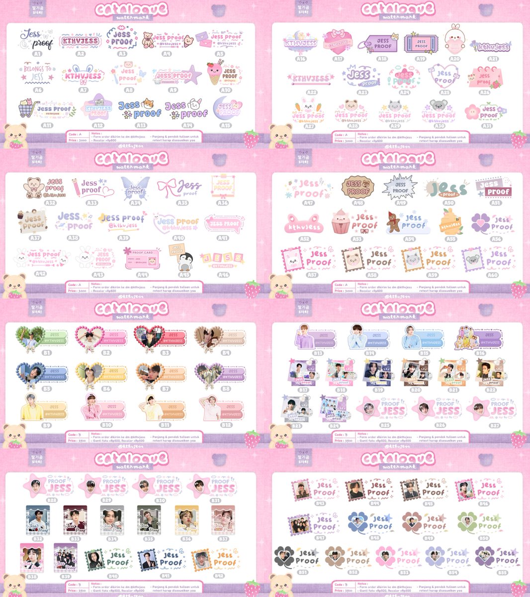 kthvjess's tweet image. help rt/like? thank youu 🩷

haii semuanya👋🏻 aku mulai open watermark dan layout lagi yaa! lebih detailnya bisa liat thread dibawah ini, kalau masih bingung atau mau nanya-nanya dulu boleh langsung dm aku aja yaa 🤗