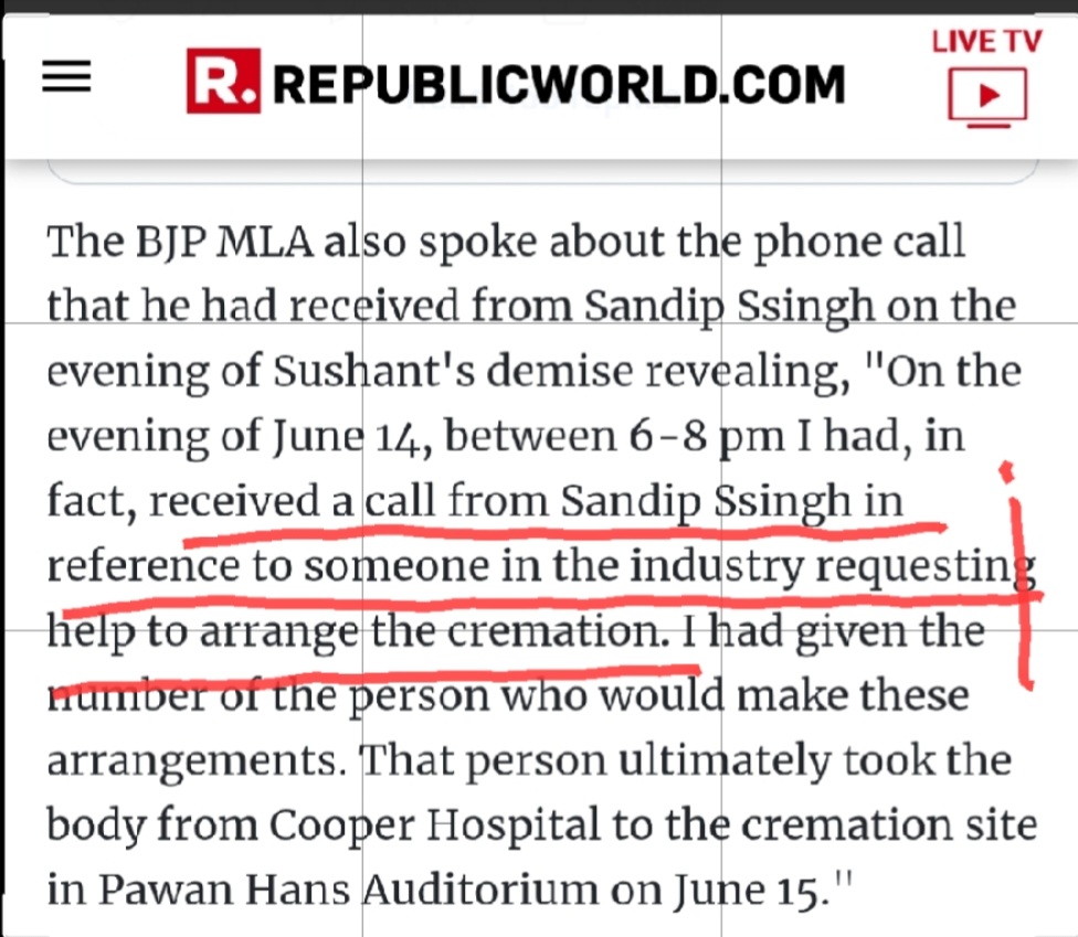 PriyaSi47091986's tweet image. WhoIs DMastermind InSSRCase
#SandipSsingh called @AmeetSatam&quot;in reference2 sm1 in d industry requesting help 2arrange d cremation&quot;-&amp;amp; MrSatam obliged w/out informing d family?
Who wanted d cremation 2b over&amp;amp;done with❓️
Was MrSatam questnd❓️
@PMOIndia @HMOIndia @CBIHeadquarters