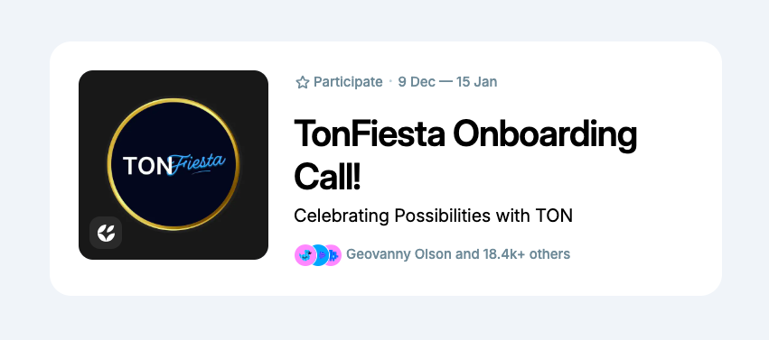 Lepasaorg's tweet photo. Hope you had great fun during #Christmas 🎄

Now get ready to earn amazing rewards? 🚀 Complete tasks, learn &amp; earn 🪙

Join the TonFiesta fun! 👉 https://t.co/SkVYsUMFcJ

Claim Exclusive #SBT 💫 
https://t.co/lmeGQmzr8G

#TonFiesta #TON @ton_society @realtbook https://t.co/mmJoDQ2zda