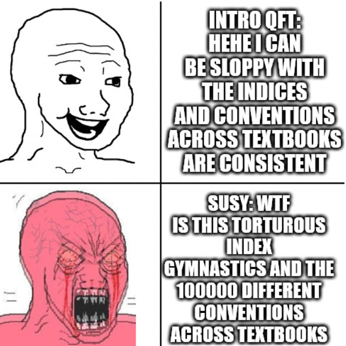 ThePhysicsMemes's tweet photo. What a notational nightmare, SUSY mfers will understand #science https://t.co/rOxNrNxLhZ