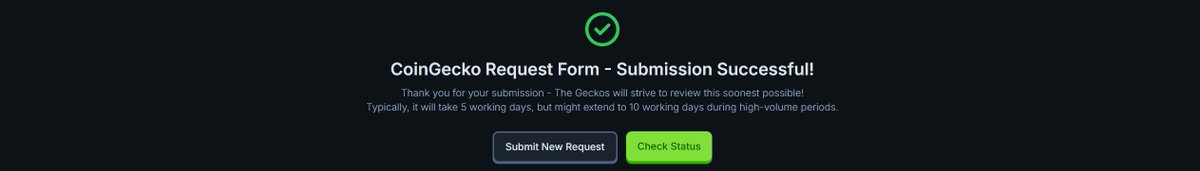 beingai_'s tweet photo. CoinGecko Request ✅

request id- CL0401250032
@coingecko https://t.co/lsECuvhZok