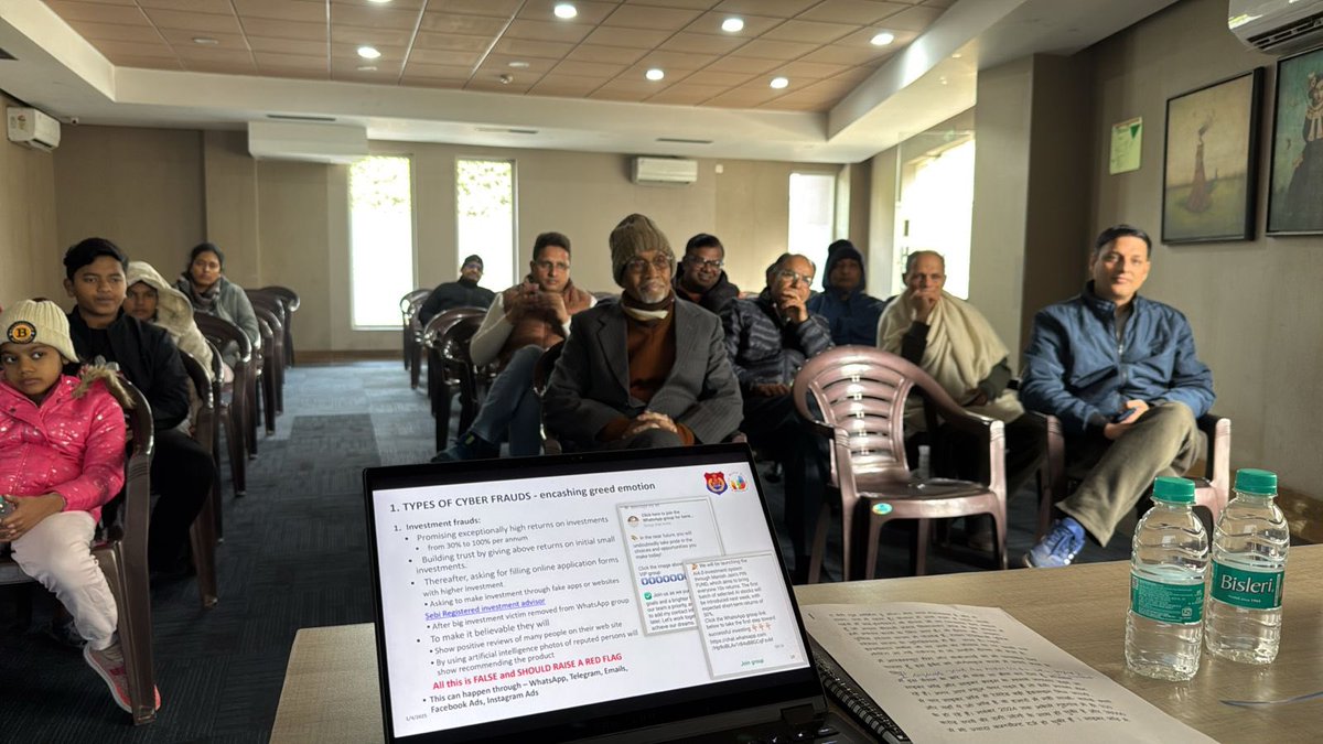 Cyber South Police in association with TRWA conducted a Cyber Security Awareness session in Time Residency Club House. It was a well appreciated session delivered by Cyber Police department made possible with self-driven efforts by Cyber Security enthusiasts of Time Residency