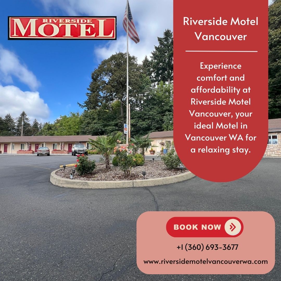 🌟 Relax, Rejuvenate, Repeat! 🌟
Discover a serene escape that combines comfort and affordability for your next stay! 🛌✨
📞 Call Us: +1 (360) 693-3677
🌐 Book Now: riversidemotelvancouverwa.com
#RelaxingStay #VancouverWA #TravelGoals #WeekendGetaway #StayAffordable #HotelVibes