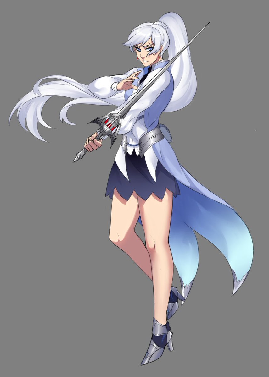 This is my AU of Weiss and it is based on that one Knight Weiss i did way back but simplied this outfit more. Took away most of the armor and gauntlets. I was wary about most people not liking putting Weiss in pants so I stuck with the skirt.

#RWBY #WeissSchnee #RWBYFanart