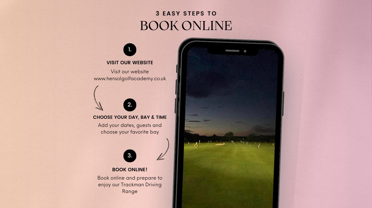 Did you know you can book a bay online???

1️⃣ Visit hensolgolfacademy.co.uk
2️⃣ Pick a day, a bay &amp; a time
3️⃣Confirm &amp; pay and we shall see you soon

#hensolgolfacademy #golf #golfwales #drivingrange #yourgolfbooking #fore #best