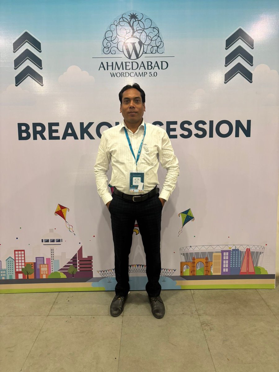 v7pathak1's tweet photo. Attending WordCamp Ahmedabad 5.0

#WCAhmedabad #WordCamp #WordPress https://t.co/WlaDJCKlDC