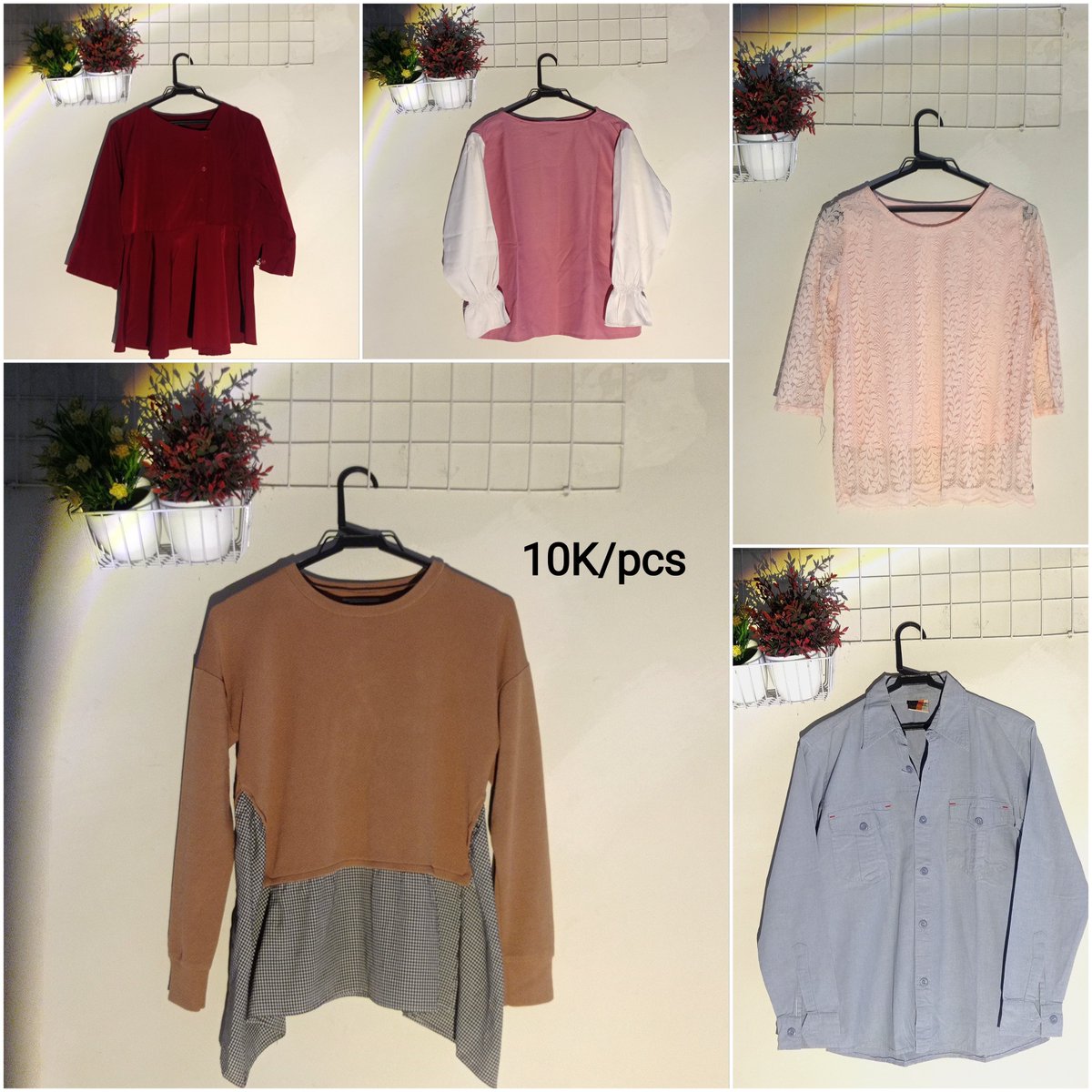 Sachaa21's tweet photo. Beli nasi padang 20K dapet 1 lauk doang.. 
Di aku, 20K bisa dapet blouse, kaos, kemeja, jaket, sampe kerudung voal!

🔥 PRELOVED MURAH, MULAI 5K AJA! 🔥  
📍 Malang (Suhat) 
🛒 Shopee: https://t.co/tjg9uQ0XaO

#nasipadang mahal, tapi outfit keren gak harus! 😎

#preloved #wts https://t.co/gnZR5b6Jgd