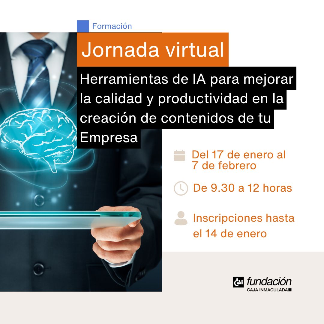 ¡Arrancamos el año con 3 nuevas formaciones tecnológicas en Fundación CAI! 🚀 🌐

👩🏻‍💻 Power BI
🧑🏼‍💻 Microsoft 365
👨🏿‍💻 Inteligencia Artificial

¡Empieza el 2025 dominando la tecnología!

#formacióntecnológica #fundaciónCAI #powerbi #microsoft365 #inteligenciaartificial #ia #zaragoza