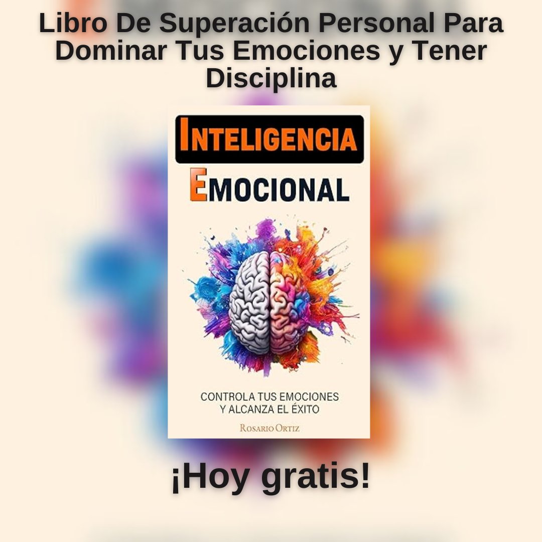 ¿Te has preguntado alguna vez por qué algunas personas parecen navegar por la vida con calma y confianza, mientras que otros luchan contra sus emociones a diario?
Hoy #gratis en #Amazon : bit.ly/3DIoPgq