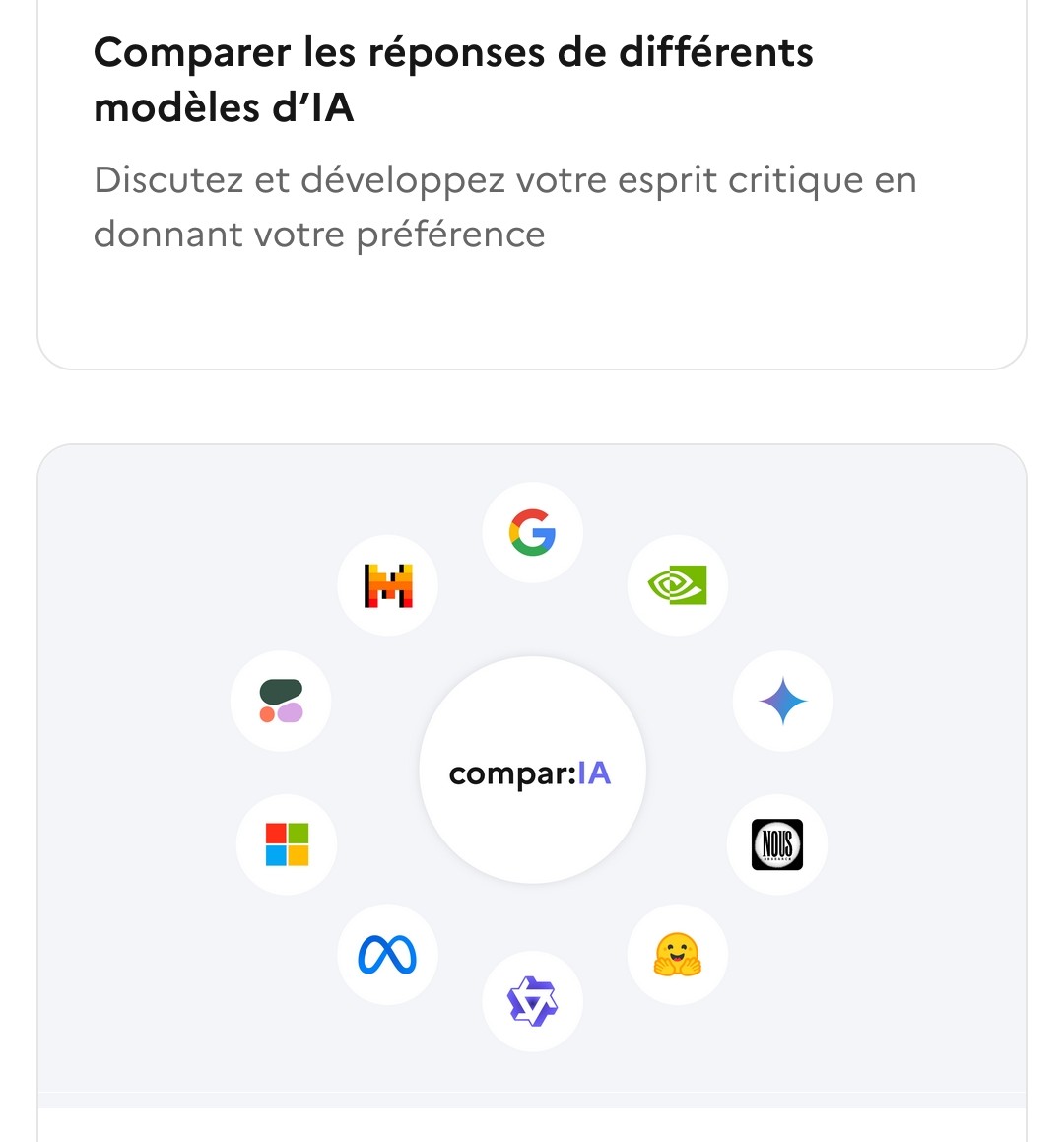 Cécile Le Chevalier (@petitpixel29) on Twitter photo 🧑💻 #IA / #EspritCritique
🔄 Pour sensibiliser les citoyens à l’#IAGénérative et à ses enjeux, l'outil gratuit compar:IA <a href="/BetaGouv/">beta.gouv.fr</a> propose de comparer les réponses de différents modèles d'IA, opensource et propriétaires
👉 comparia.beta.gouv.fr 🧑💻 #IA / #EspritCritique
🔄 Pour sensibiliser les citoyens à l’#IAGénérative et à ses enjeux, l'outil gratuit compar:IA <a href="/BetaGouv/">beta.gouv.fr</a> propose de comparer les réponses de différents modèles d'IA, opensource et propriétaires
👉 comparia.beta.gouv.fr