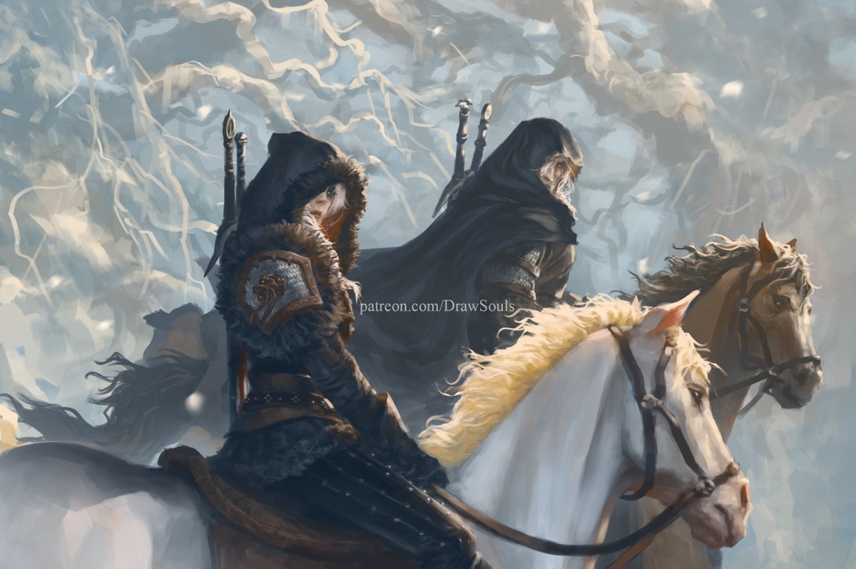 Ciri &amp; Geralt close up look 
#TheWitcher #TheWitcherIV