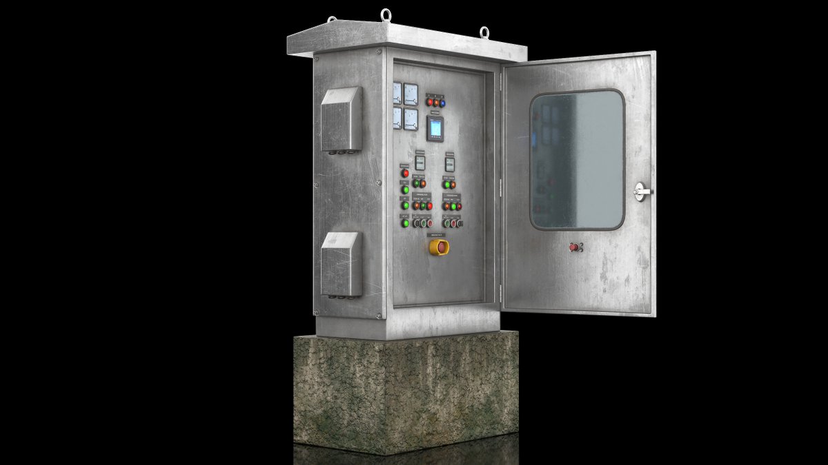 3D model Motor Control Center PBR by Stubborn3D  
youtube.com/watch?v=d3lpBR…
turbosquid.com/3d-models/moto…
