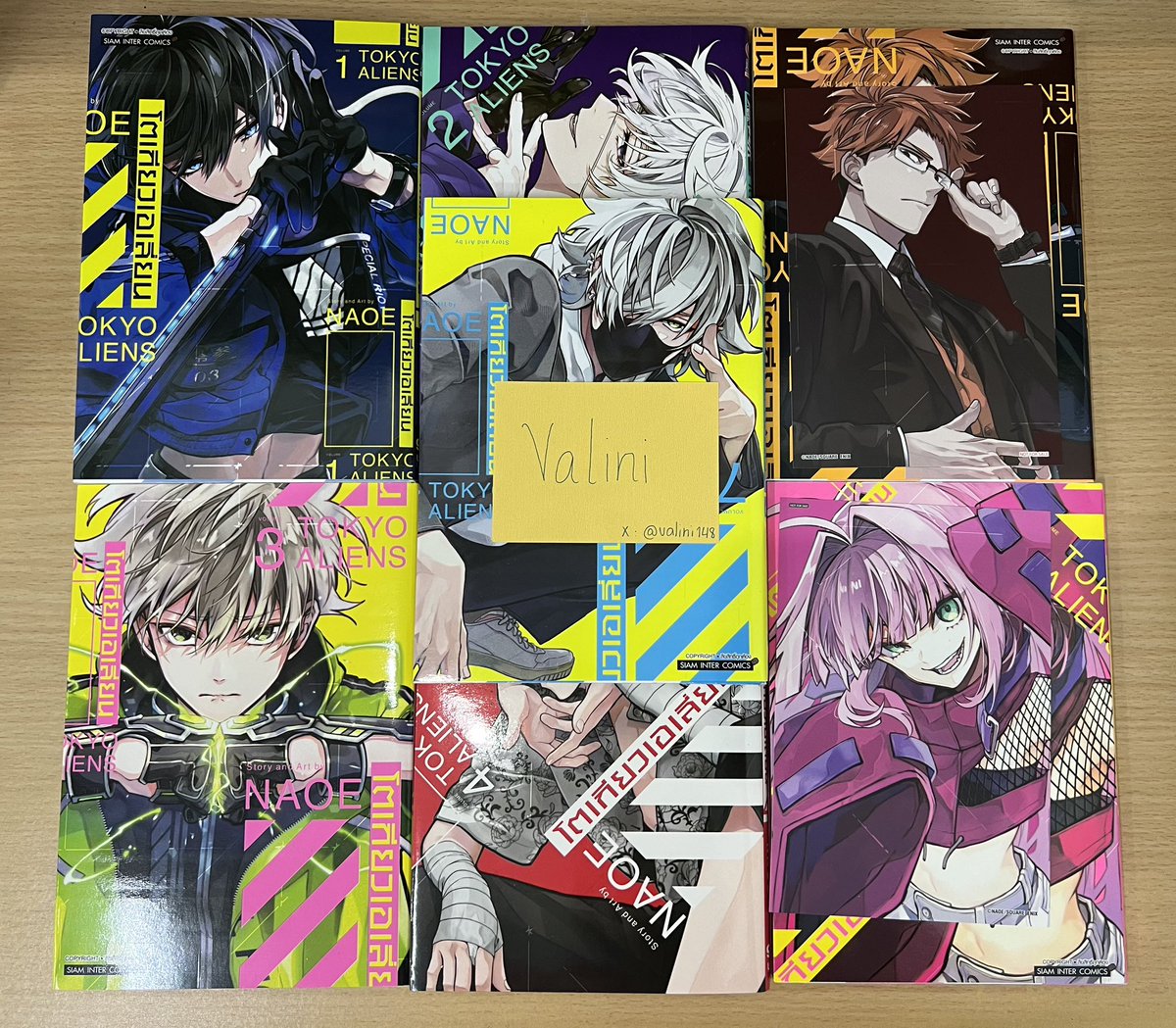 Valini148's tweet photo. ส่งต่อมังงะโตเกียวเอเลี่ยน เล่ม1-7 อ่านไปครั้งเดียว ไม่มีตำหนิค่ะ
เล่มละ 60บ. ค่าส่ง30.-ไม่บวกเพิ่ม
เหมาหมด 400ส่งฟรีค่ะ
#ตลาดนัดโตเกียวเอเลี่ยน #ตลาดนัดtokyoalien #ตลาดนัดมังงะ #ตลาดนัดมังงะมือสอง https://t.co/QZUt9HJJiQ