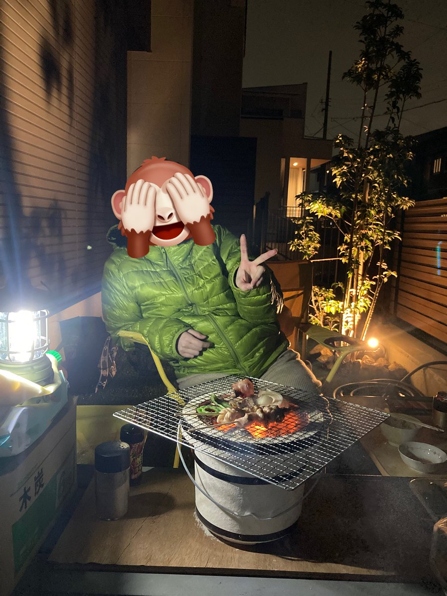 agaeeea's tweet photo. 極寒BBQ🍖w https://t.co/HSM9zWoofZ