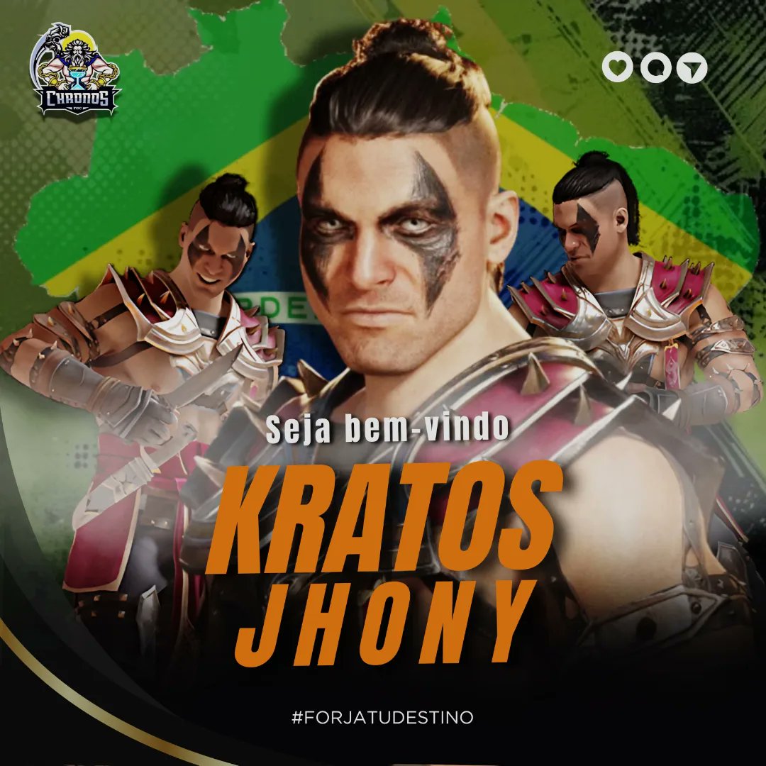 ChronosFGC's tweet image. Viemos anunciar que @Phganso_1704 e @Kratos_jhony1 se juntam a nossa equipe competitiva de Mortal Kombat.
Sejam bem vindos, top players do brasil!