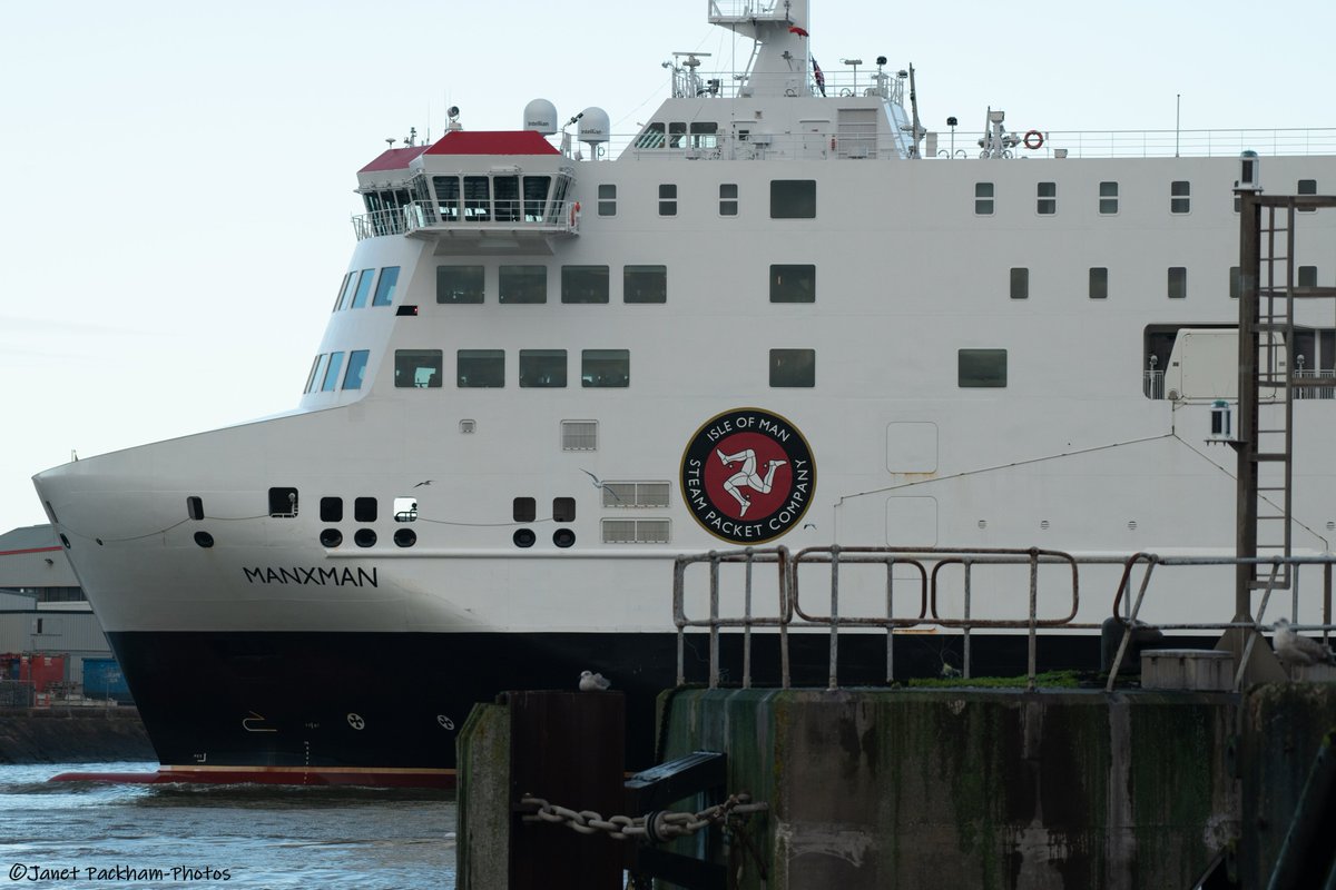 Manxman, Heysham harbour. <a href="/iomsteampacket/">Steam Packet Company</a>