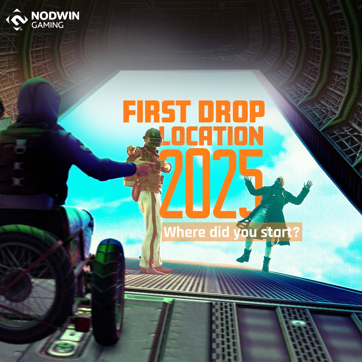 NodwinGaming's tweet photo. Let us know your first drop location of 2025 &amp; how was the loot🪂💥🔫👇

#droplocation #2025 #bgmi #gaming #esports https://t.co/l8MbN5PsIQ