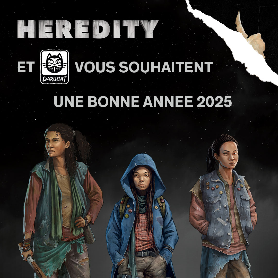 Heredity TheBoardGame (@heredity_game) on Twitter photo 🥳 <a href="/heredity_game/">Heredity TheBoardGame</a> et <a href="/CDarucat/">Contact Darucat</a> vous souhaitent une bonne et une heureuse année 2025 🥰 🥳 <a href="/heredity_game/">Heredity TheBoardGame</a> et <a href="/CDarucat/">Contact Darucat</a> vous souhaitent une bonne et une heureuse année 2025 🥰